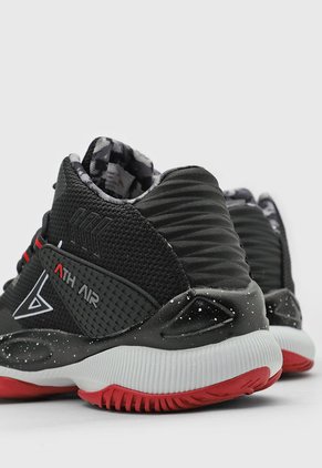 Tenis Basketball Negro-Blanco-Rojo ATHLETIC James