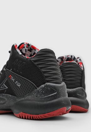 Tenis Basketball Negro-Rojo-Blanco ATHLETIC James