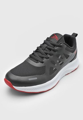 Tenis Running Negro-Blanco-Rojo ATHLETIC Inessa