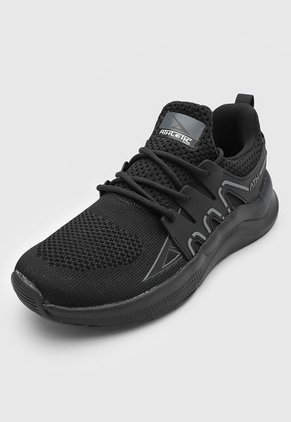 Tenis Running Negro-Gris-Blanco ATHLETIC Akin