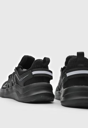 Tenis Running Negro-Gris-Blanco ATHLETIC Akin