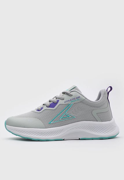 Tenis Running Gris-Violeta-Verde Menta ATHLETIC Agata