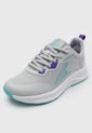 Tenis Running Gris-Violeta-Verde Menta ATHLETIC Agata de ATHLETIC