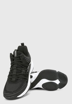 Tenis Basketball Negro-Blanco-Gris ATHLETIC