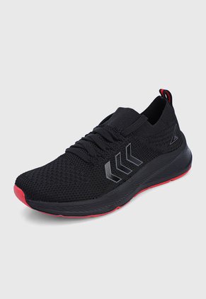 Tenis Running Negro-Rojo ATHLETIC