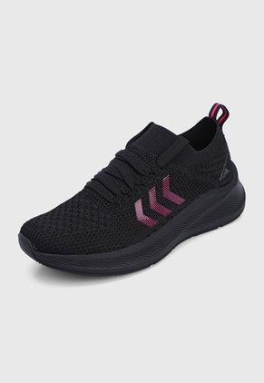 Tenis Running Negro-Fucsia ATHLETIC
