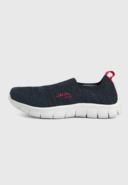 Tenis Running Azul-Blanco-Fucsia ATHLETIC