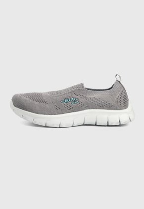 Tenis Running Gris-Blanco ATHLETIC