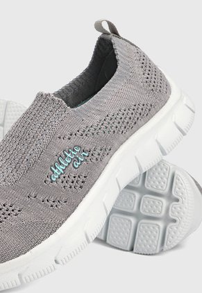 Tenis Running Gris-Blanco ATHLETIC