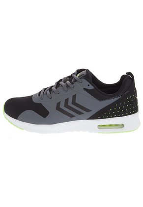 Running Negro-Gris Medio-Verde Neón ATHLETIC Peter M