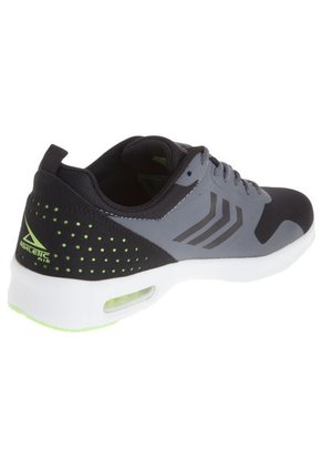 Running Negro-Gris Medio-Verde Neón ATHLETIC Peter M
