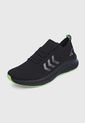 Tenis Running Negro-Verde Neon ATHLETIC de ATHLETIC