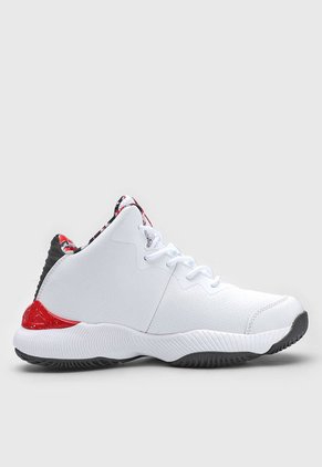 Tenis Basketball Blanco-Rojo-Negro ATHLETIC James
