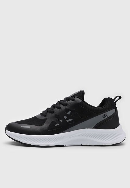 Tenis Running Negro-Blanco-Gris ATHLETIC Inessa