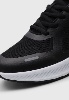 Tenis Running Negro-Blanco-Gris ATHLETIC Inessa