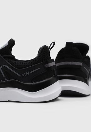 Tenis Running Negro-Blanco ATHLETIC Akin
