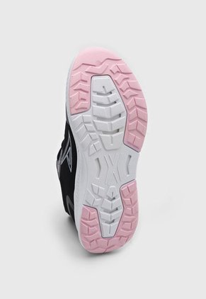 Tenis Running Negro-Blanco-Rosa ATHLETIC Agata