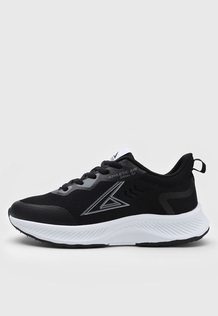 Tenis Running Negro-Blanco-Gris ATHLETIC Agata