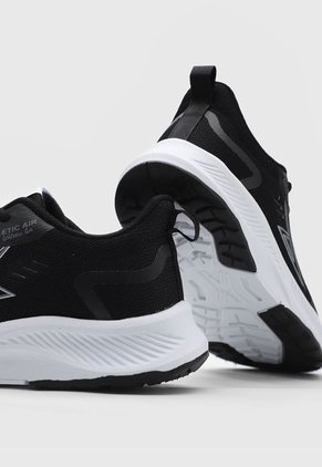 Tenis Running Negro-Blanco-Gris ATHLETIC Agata