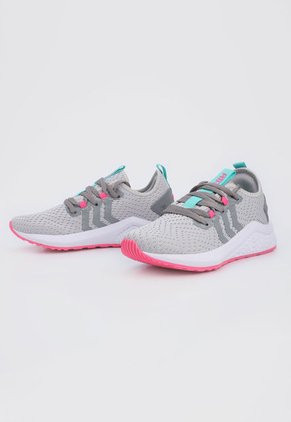 Tenis Training Gris-Fucsia-Blanco ATHLETIC