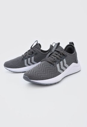 Tenis Running Gris-Blanco ATHLETIC Ostrich