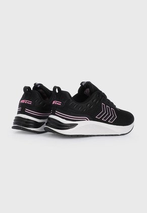 Tenis Lifestyle Negro-Rosa-Blanco ATHLETIC