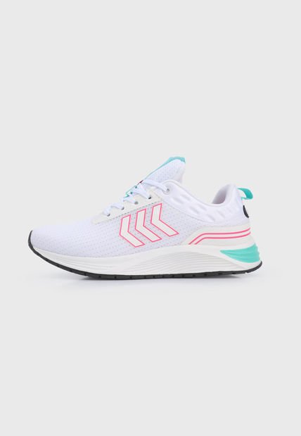 Tenis Lifestyle Blanco-Fucsia-Verde ATHLETIC