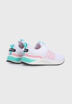 Tenis Lifestyle Blanco-Fucsia-Verde ATHLETIC