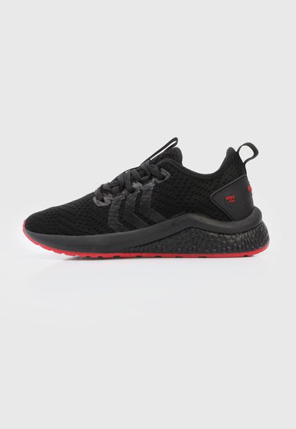 Tenis Running Negro-Rojo ATHLETIC Ostrich