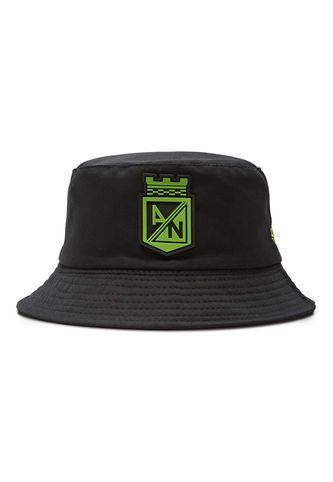 Gorro Atlético Nacional Oficial Bucket Hat Negro Atlético Nacional
