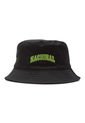 Gorro Atlético Nacional Oficial Bucket Hat Negro de Atlético Nacional