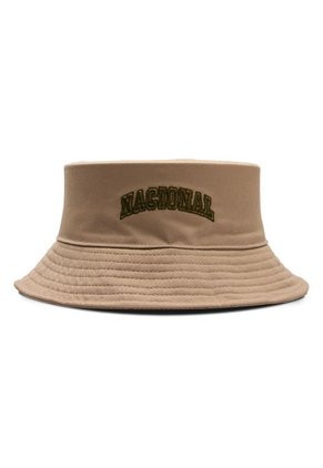 Gorro Atlético Nacional Oficial Bucket Hat Beige