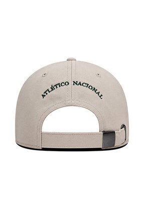 Gorra Atlético Nacional Oficial  A/N Cursivo 8004 Beige