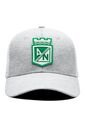 Gorra Atlético Nacional Oficial De Malla Escudo Gris/Blanco de Atlético Nacional