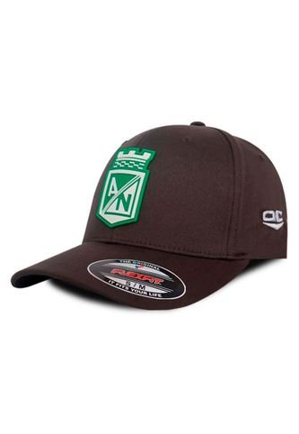 Gorra Atlético Nacional Oficial Flexfit 6277 Gris Atlético Nacional