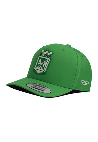 Gorra Atlético Nacional Oficial Premium Flexfit 6389 Nacional Verde Estrellas Atlético Nacional