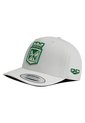 Gorra Atlético Nacional Oficial Premium Flexfit 6389 Nacional Blanca Estrellas de Atlético Nacional