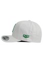 Gorra Atlético Nacional Oficial Premium Flexfit 6389 Nacional Blanca Estrellas de Atlético Nacional