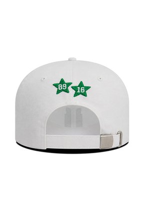 Gorra Atlético Nacional Oficial Premium Flexfit 6389 Nacional Blanca Estrellas