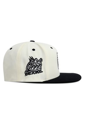 Gorra Atlético Nacional Oficial OHH Nacional Flexfit 6089 MT Beige/Negro