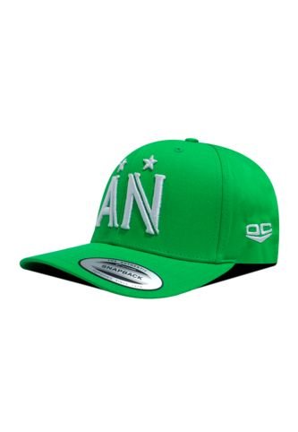 Gorra Atlético Nacional Oficial Premium Flexfit 6389 Verde A/N Estrellas Atlético Nacional