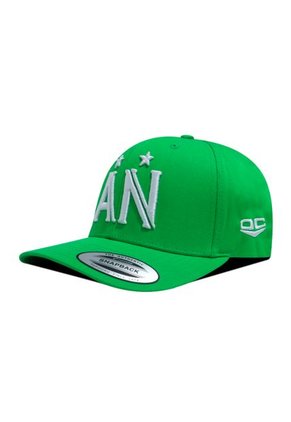 Gorra Atlético Nacional Oficial Premium Flexfit 6389 Verde A/N Estrellas