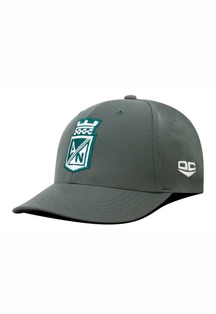 Gorra Atlético Nacional Oficial Verde Militar Escudo Bordado