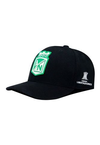 Gorra Atlético Nacional Conmebol Libertadores Oficial OC Caps Negra Atlético Nacional
