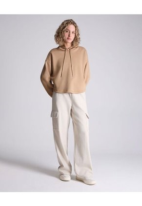 Buzo Para Mujer Hoodie Color Café Claro Marca Atmos #31060049