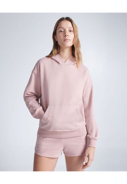 Buzo Para Mujer Hoodie Color Rosa Marca Atmos #31060006