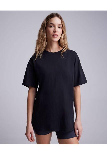 Camiseta Para Mujer Manga Corta Color Negro Marca Atmos #31090074