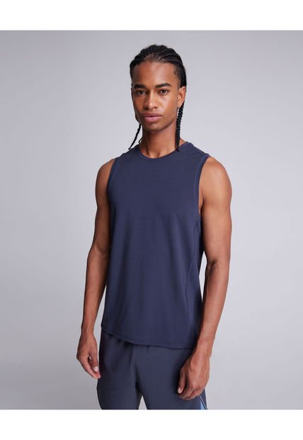 Camiseta Para Hombre Manga Sisa Color Azul Oscuro Marca Atmos #32090119
