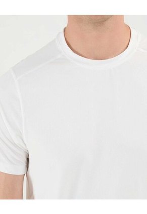 Camiseta Para Hombre Manga Corta Cuello Redondo Color Marfil Marca Atmos #32090011