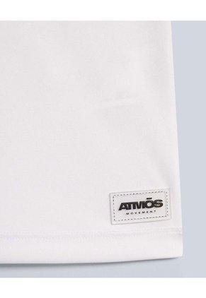 Camiseta Para Hombre Manga Larga Cuello Redondo Color Blanco Marca Atmos #32090204